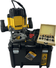 DEWALT DWE627KT Oberfräse Tischfräse Fraese Holzfräse + 12-tlg. Fräser TSTAK VI