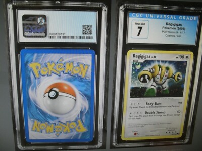 CGC Graded 7 Regigigas Pop series 9 4/17 Cosmos Holo rare Pokemon Card |  eBay