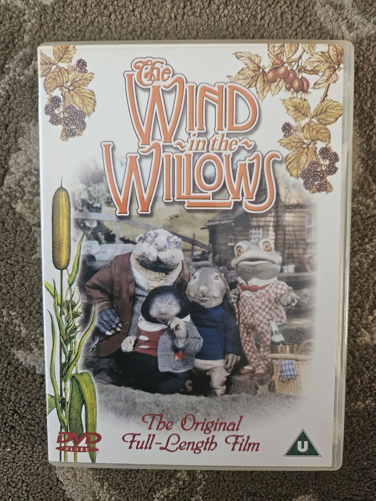 THE WIND IN THE WILLOWS DVD ORIGINAL FULL LENGTH FILM RETRO 80S KIDS