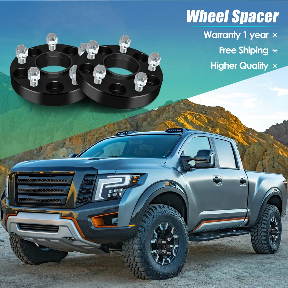 4 piezas espaciadores de rueda centrados en el cubo 1" (25 mm) 5x4,5 5x114,3 para Nissan 240SX 350Z 370Z Foto 2 de 4