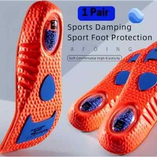 Orthotic Insoles For Arch Support Plantar Fasciitis Flat Feet Gel Heel Back Pain