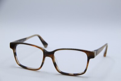 NEW BAARS PAUL C03 BROWN HORN GREY AUTHENTIC FRAMES EYEGLASSES 53-17