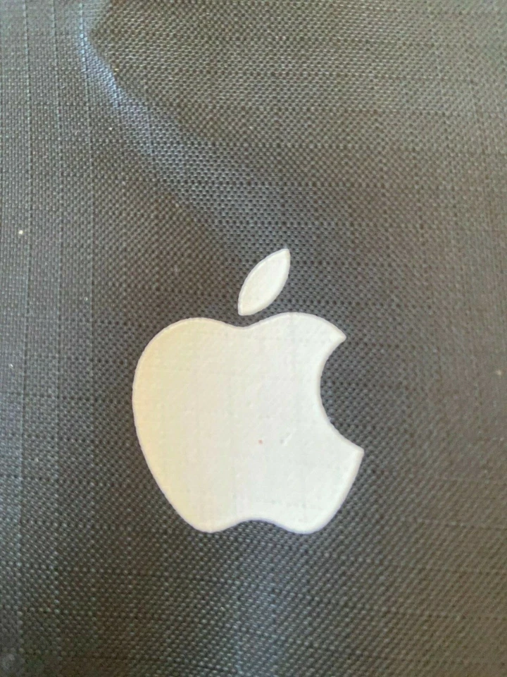 Apple Travel Bag Grey and Blue with Straps - Image 2 of 4