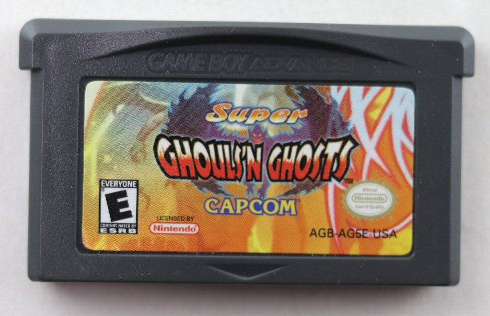 Super Ghouls'n Ghosts Sur Game Boy Advance - Version Européenne Complète (boîte, Cartouche, Notice)