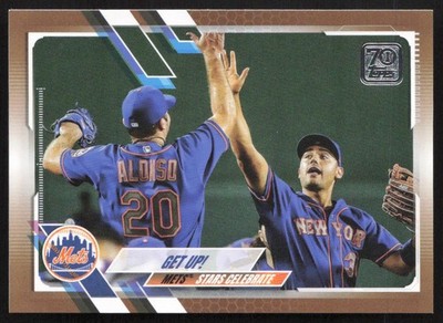 2021 Topps Get Up! #210 Gold #/2021