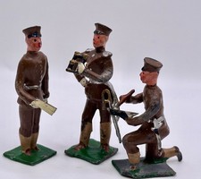 Vintage lead HEYDE OR Similar-BEF FIELD COMMAND GROUP- LOT OF 3