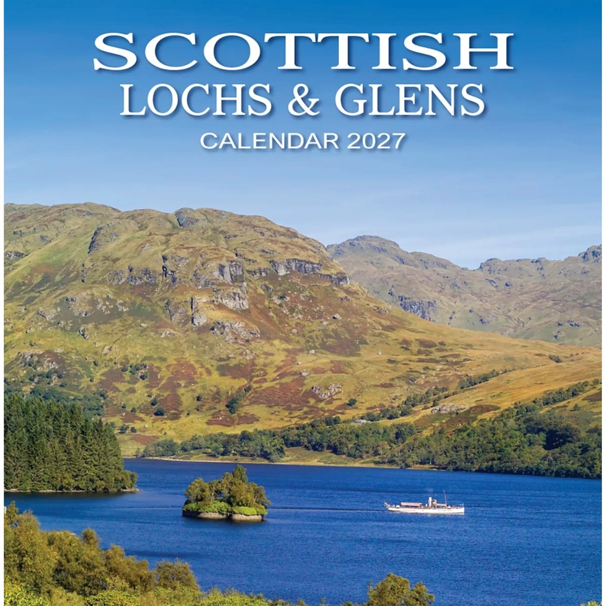 2027 Scotland Calendar: Scottish Lochs and Glens- Square Wall Calendar - Month to View - 12 Months - Image 3
