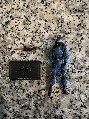 The Enemy Trooper V3 G.I. JOE COBRA 25th Anniversary LOOSE Complete S7