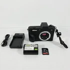 Nikon 1 V1 10.1MP Mirrorless Digital Camera  Black - Body Only - Fully Tested