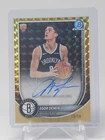 EGOR DEMIN 2025-26 BOWMAN CHROME GOLD GEOMETRIC ROOKIE AUTO /50 #BCA-ED Q4770