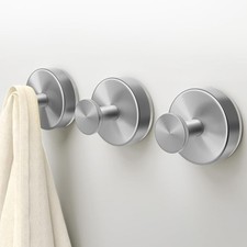 Suction Cup Hooks for Shower, Shower Hooks for Bath Robe, Mirror, Tile, Window