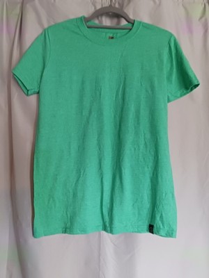 Goldtoe Men's Green Jersey Crew Neck T-Shirt S (34-36) Polyester Cotton Logo