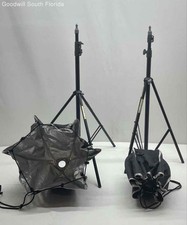 Black Adjustable Stand Professional Tripods For Camera With Accessories 4 Pieces