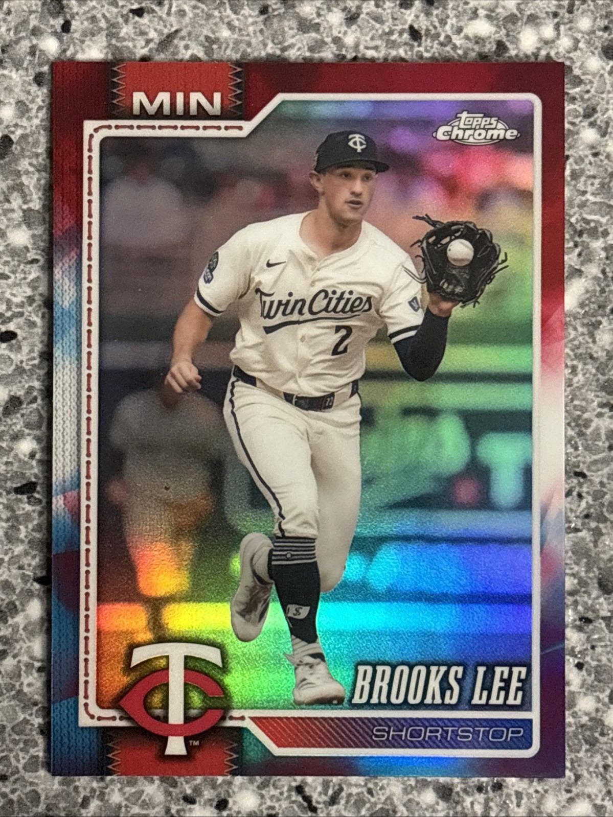 2026 Topps Chrome Brooks Lee Red White And Blue Refractor #179 🔥FAST FREE SHIP