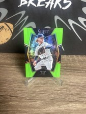 2022 Panini Select - Premier Level Shane Baz #107 Neon Green Prizm 84/99 (RC)
