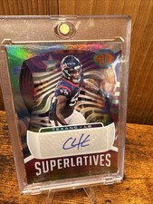 2021 Panini Illusions Christian Kirksey Superlatives #SU-46 Auto Texans 