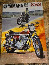 Vintage 1972 YAMAHA STREET 650 XS2 YAMAHA SALES BROCHURE ORIGINAL