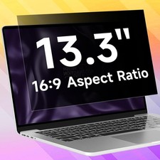 Privacy Screen Filter 13.3 Inch 1920x1080P for 16:9 Laptops, Anti Blue Light  S