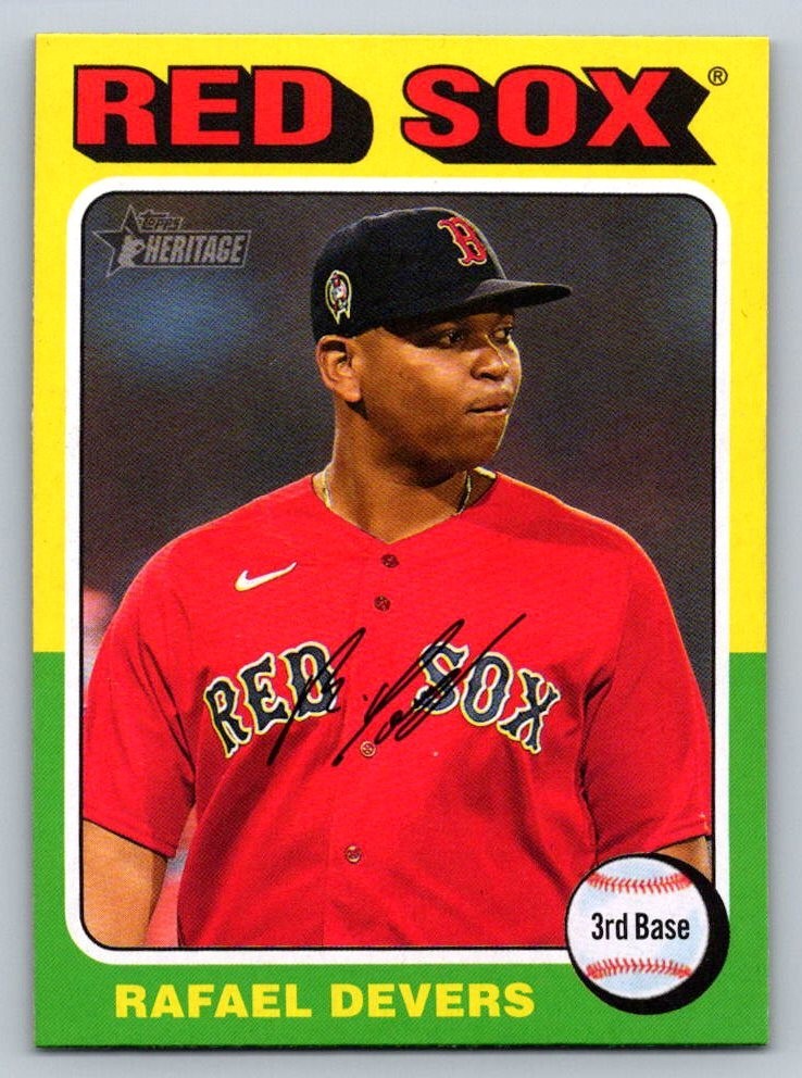 2024 Topps Heritage Mini Rafael Devers #239 Boston Red Sox