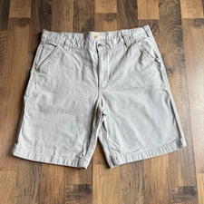 Carhartt Rigby Rugged Flex Shorts Men's 38 Khaki Relaxed Fit Canvas 102514