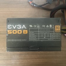 EVGA 500 B 80 PLUS BRONZE PC Power Supply 100-b1-0600-kr Pre-Owned TESTED