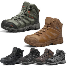 Men's Waterproof Hiking Boots Ankle Outdoor Lightweight Trekking Shoes