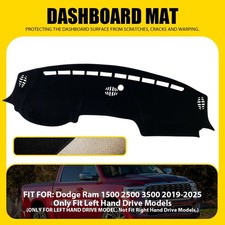 Fit Dodge Ram 1500 2500 3500 Dashmat Dash Cover Dashboard Mat Car Interior Pad
