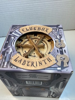 Cluebox Cambridge Labyrinth | Wooden Escape Room Puzzle Box | Engaging Brain Tea