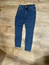 Judy Blue Skinny Fit Ladies Blue Jeans - Size 7 / 28
