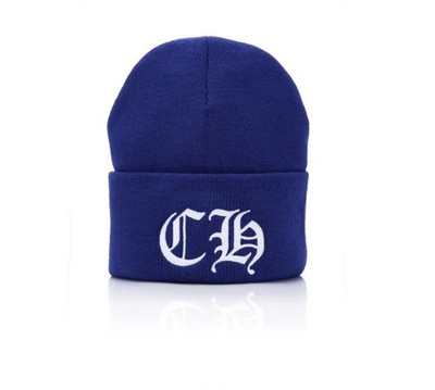Chrome Hearts Blue Watch Cap Hat AUTHENTIC