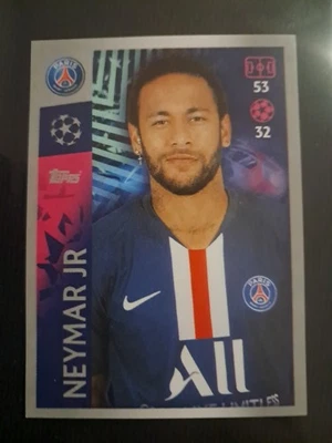 STICKER PANINI TOPPS UEFA CHAMPIONS LEAGUE 2019-20 NEYMAR JR #381 PARIS PSG - Photo 1/4