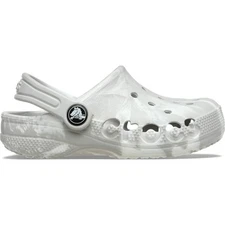 Crocs Toddler Baya Marbled Clogs – Lightweight, Easy Clean, Pivot Heel Strap