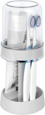 Height Adjustable Toothbrush Holder for Bathroom, Toothbrush Holder Stand
