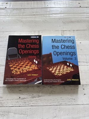 Mastering the Chess Openings Vol 1 & Vol 3 John Watson Gambit PB Set
