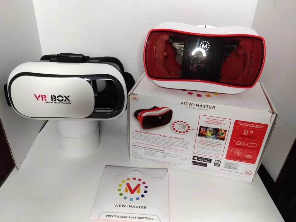 Gafas de realidad virtual View Master y caja de realidad virtual Foto 2 de 4
