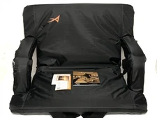 Aceletiqs Double Heated XL Stadium Seat - Black