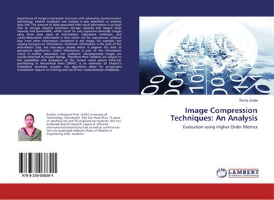 Richa Jindal | Image Compression Techniques: An Analysis | Taschenbuch (2017)