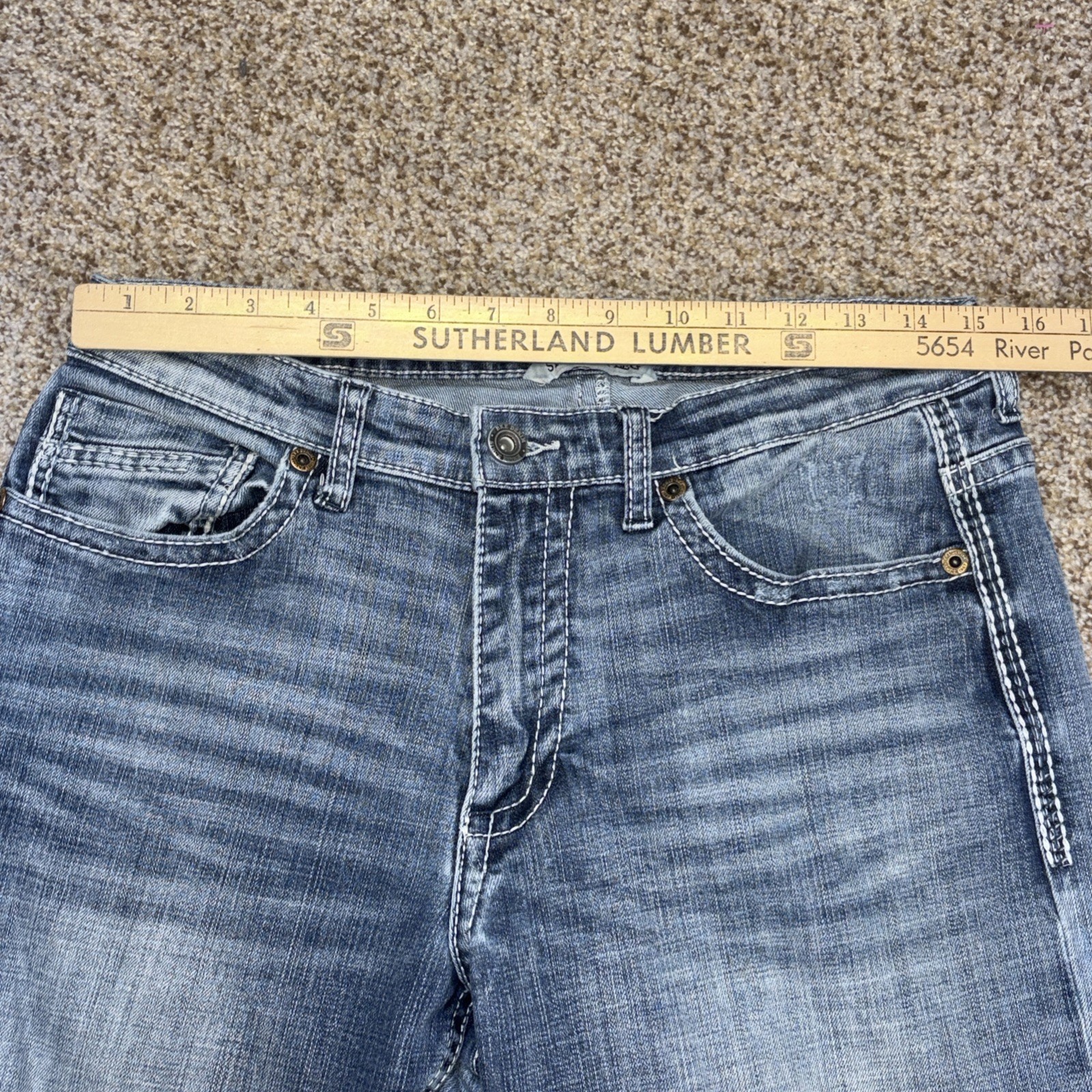 BKE Tyler Jeans Mens 32 Straight Leg Blue Fits 30 X 31 - View 7