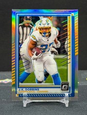2025 Panini Donruss Optic J.K. Dobbins Holo Prizm Refractor Chargers