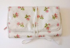 Cath Kidston ~Toiletry Bag ~ Travel Organizer ~ Fold Up Wash Kit Pouch Floral. 