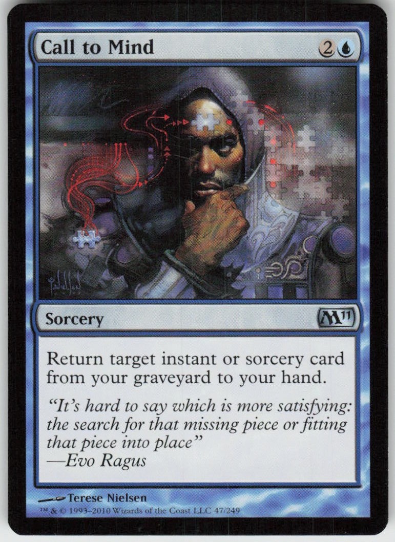 Call to Mind 47 M11 Uncommon Moderately Played
