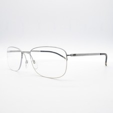 Silhouette 5492 60 6052 - Gold 23 Kt Gp Mens Silver  Titanium Glasses Frames