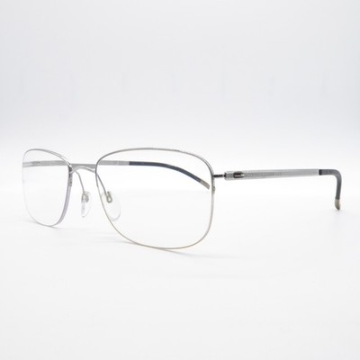 Silhouette 5492 60 6052 - Gold 23 Kt Gp Herren Silber Titan Brille Brillengestell