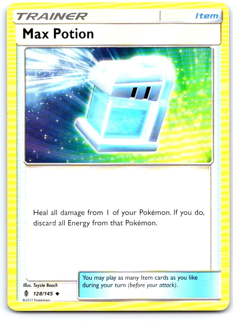 Max Potion 128/145 Uncommon Guardians Rising Pokemon Near Mint