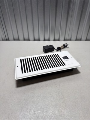 AC Infinity AC-RBF4-W Airtap T4 Quiet Register Booster Fan System - White 4''x10''