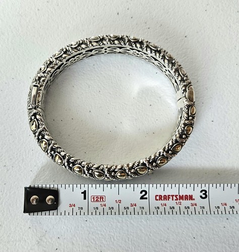 JAI John Hardy Sterling Silver 14k Gold Bracelet - Picture 8 of 8