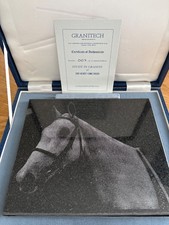 RARE Desert Orchid Granitech Limited Edition Granite Plaque #009 MINT C.O.A.