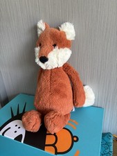 Jellycat Bashful Fox Club Excellent Displayed Only Condition