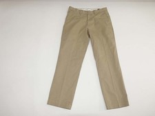 Polo Ralph Lauren Men's Stretch Classic Fit Khaki Pants 33 x 30 Beige Flat Front