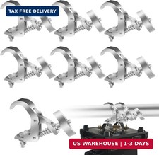 6 Pack Truss Clamp 1.57-2.4 Inch Stage Lighting Clamps Heavy Duty DJ Light Clamp